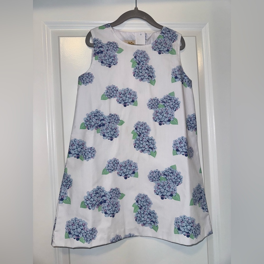 The Beaufort Bonnet Company Happiest Hygrangea Dress - Girls Size 7